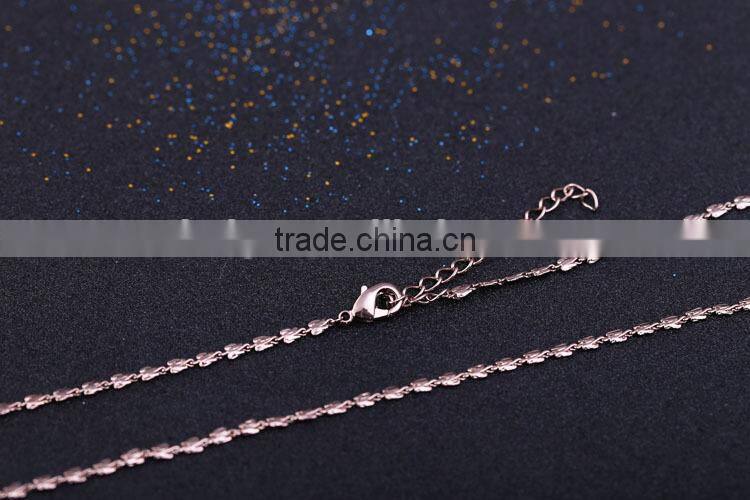 China wholesale chain gold jewellery long fashion chain & coffee gold plated link chain