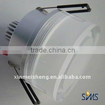 3W led rgb down light round ABS external electrical source