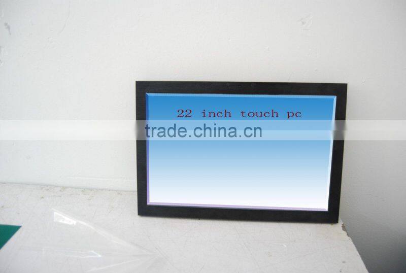 wholesale 22 inch N270 touch all in one desktop factory with Atom N270, 1.6G, fanless, VESA standard all in one computer