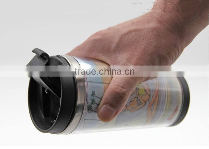 Double wall 16OZ stainless steel mug / travel mug / auto mug