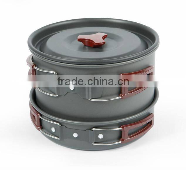 5~6persons Outdoor portable cookware camping Aluminum alloy PY71005