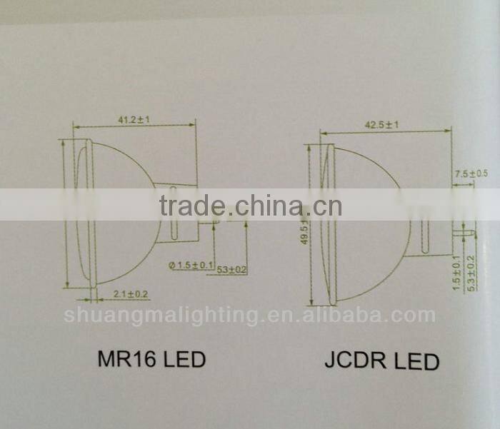 High Luminous Efficacy Hot Sale LED Spot Lamp-MR16/JCDR