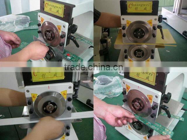 pcb depaneling machine with two circle blade CWVC-1SJ