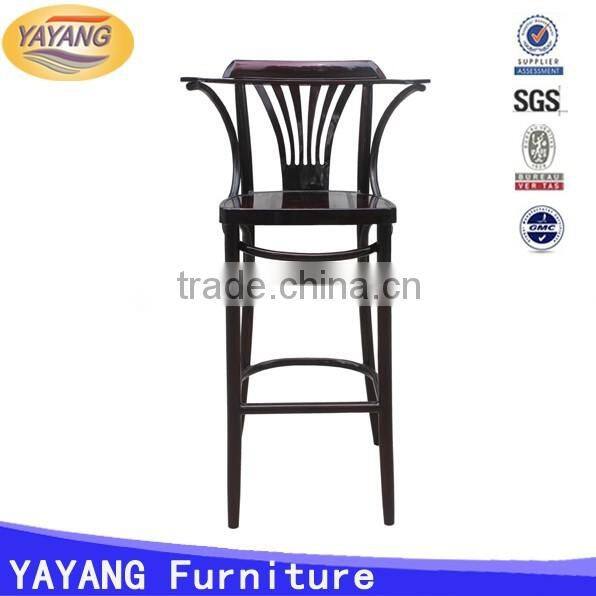 metal leather cushion chinese restaurant tables and bar stool high chair for dining room