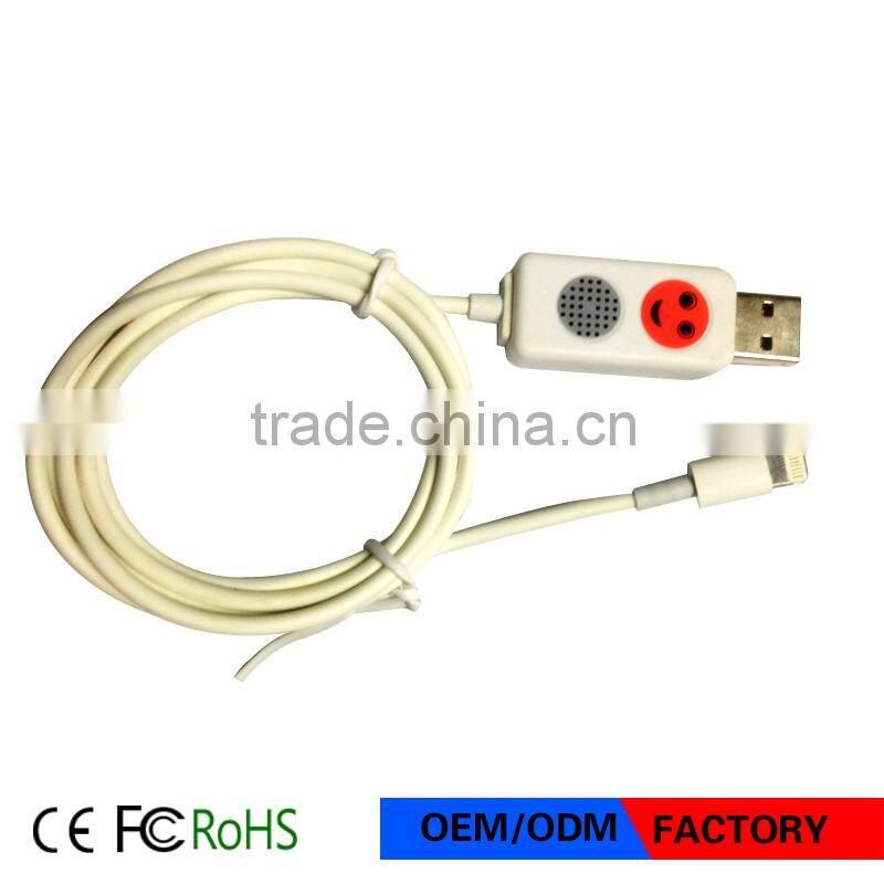 Promotional Electric Cable Unique USB Data Charging Cable With Speaker Albert