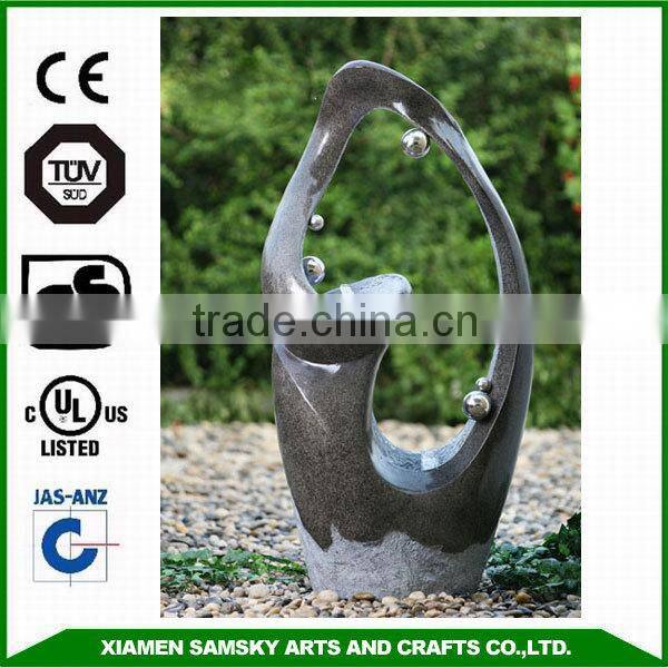 bubble design water fountains for garden modern