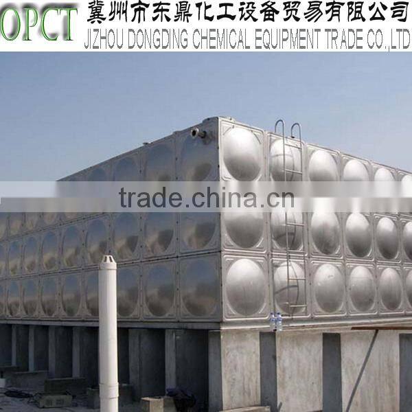 Square type galvanized steel panel assembly water tank