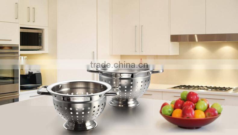 2014 new product red handle 12pcs kitchen set stainless steel cookware