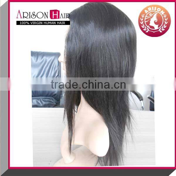natural straight indian remy hair u part wig