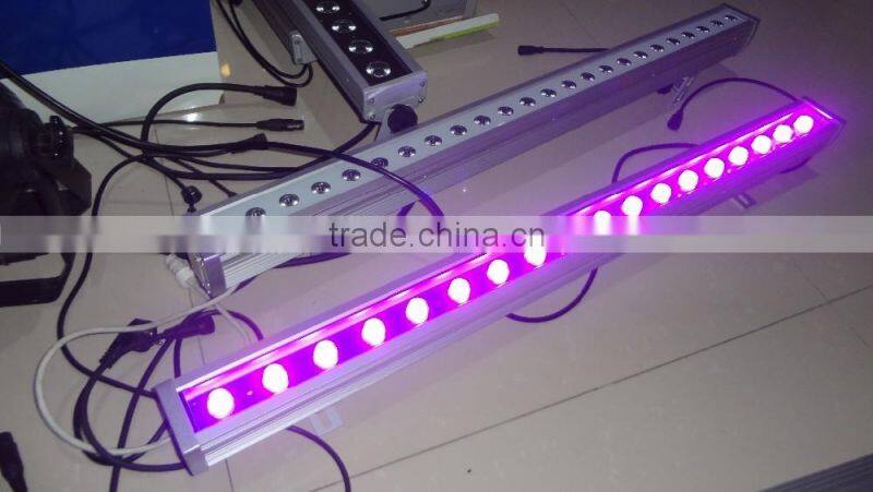wholesale price 24x3w RGB 3in1 LED wall wash light stage led wall washer with flightcase