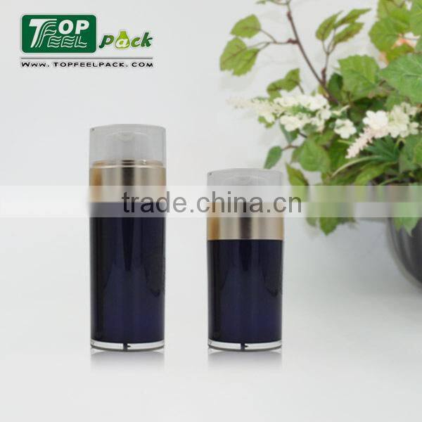 Plastic container for cosmetic with Dual Chamber