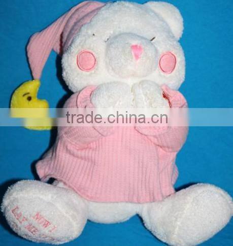 plush prayer bear/cute plush bear toy/wholesale plush prayer bear toy