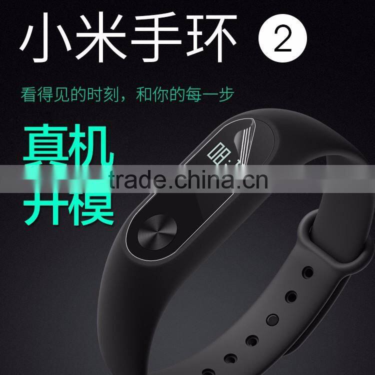 Newest anti shock screen protector film for XiaoMI Mi band 2 bracelet