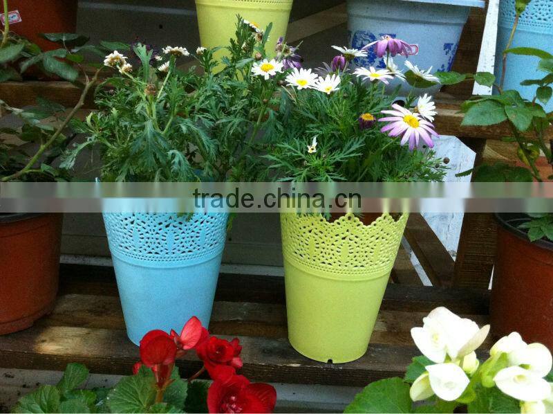 wholesale desktop plastic flower pot