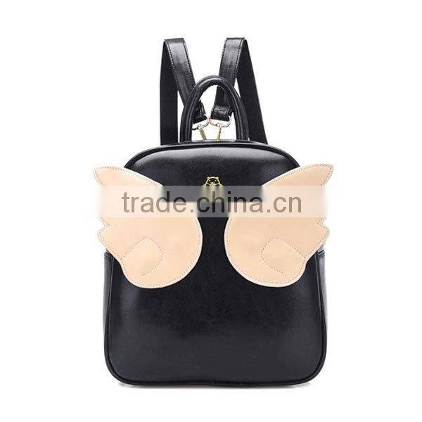 Cute small backpack the best ladies match item with changable wings