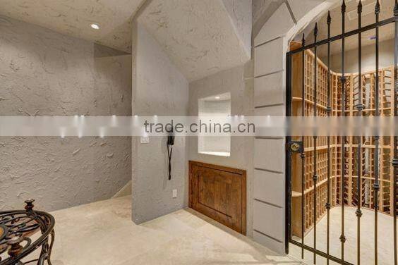 wrought iron decorative wine cellar door,customized size,hand-forged door