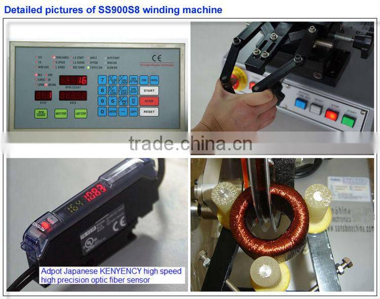 Slider type automatic toroid power transformer winding machine