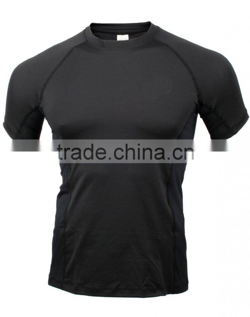 black running top wear for men