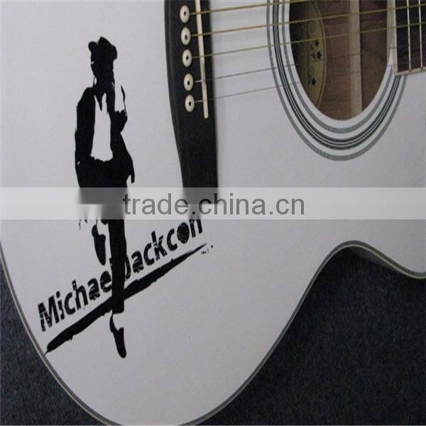 Art Paint White Color Guitar (TL-0050)