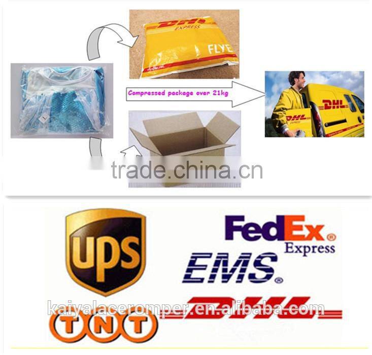 Summer 2016 Cotton Knit Aqua Gold Dots Romber Design for bBaby Girl