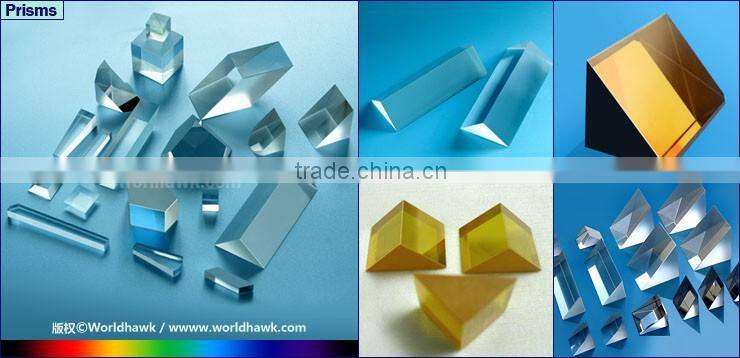 Optical right angle glass prism