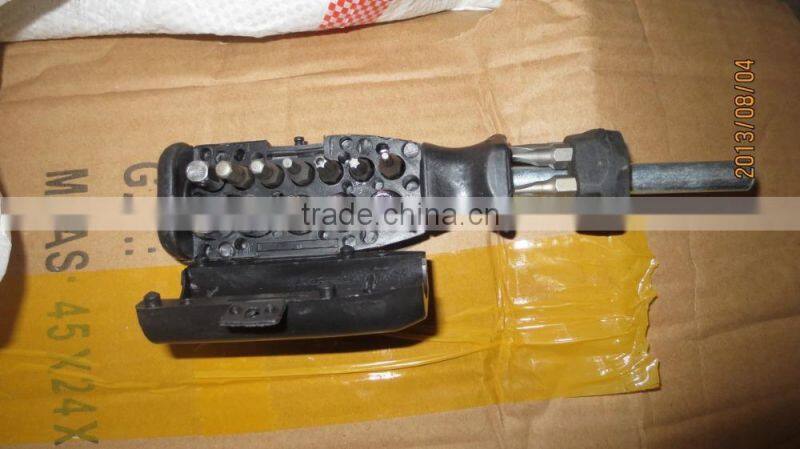 High Quality CRV Screwdriver Plastic handle Screwdriver with slotted,phillips head