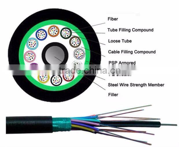 GYTS Outdoor 6 Core Single Mode Fiber Optic Cable Price Per Meter