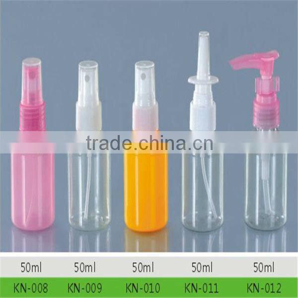 hdpe plastic throat spray bottle with aerosol spray pump 10ml