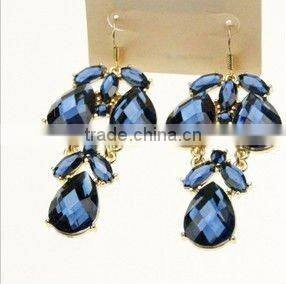 cz drop earrings