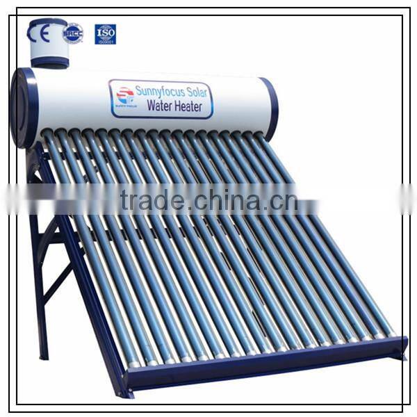 Compact Non-pressured Solar Water Heater with Assistant Tank