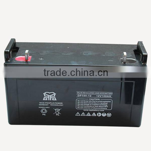 solar panel battery 12V100AH