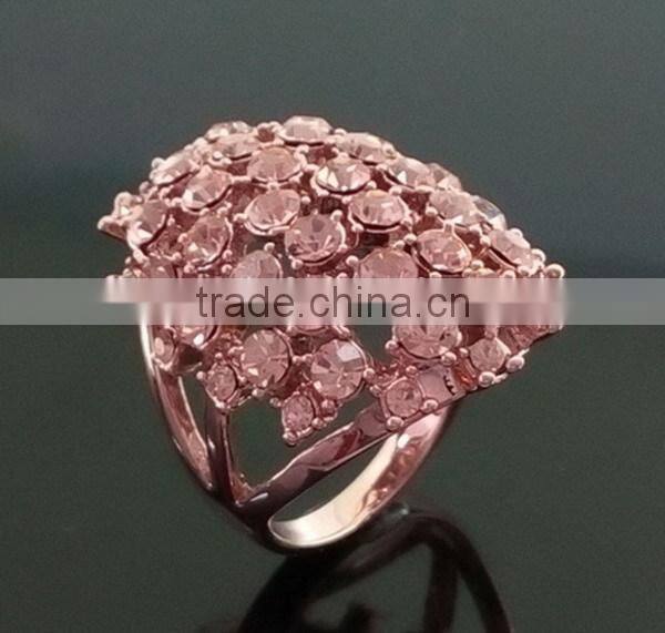 Butterfly Silver Crystal Rings Gemstone Rings Fashion Rings