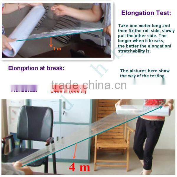 Plastic Company Clear LLDPE Stretch Film Flexible Packaging