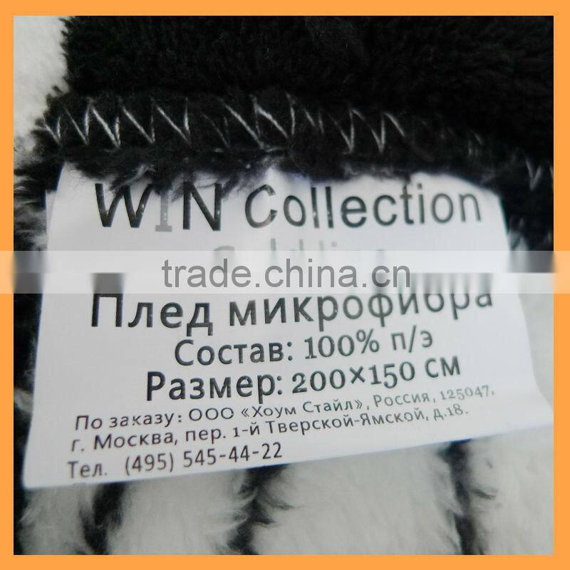 Rotary printed coral fleece for winter beding sets