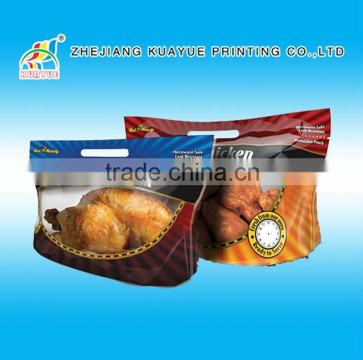 Customized New Durable Zipper Food Bag for Chicken