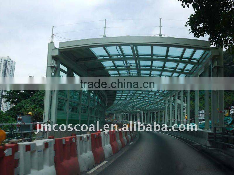 Highway aluminium noise barrier