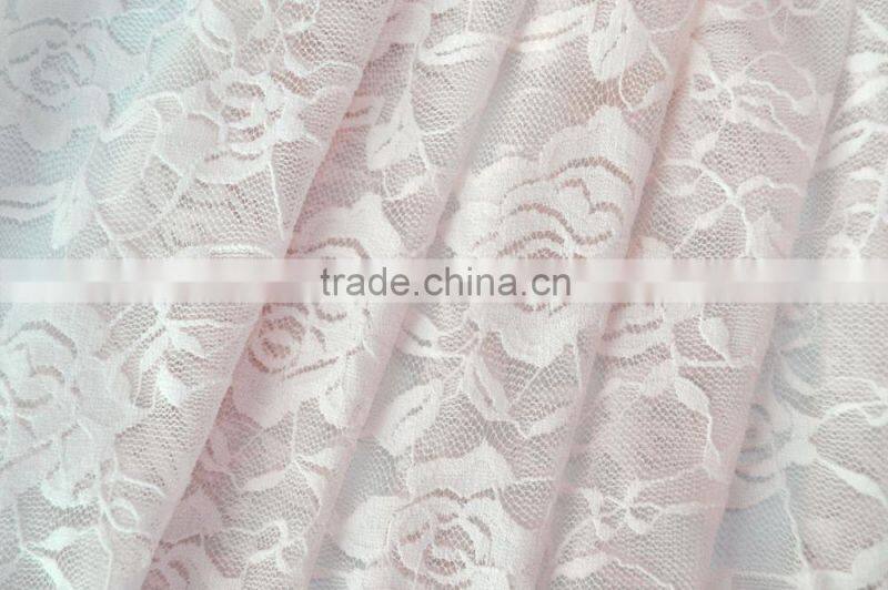 Polyester Mesh Lace Fabric Design for Women DSN463