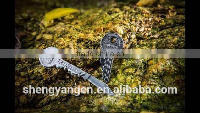 Mini Key Chain Tactical Folding Lock Back Pocket Knife