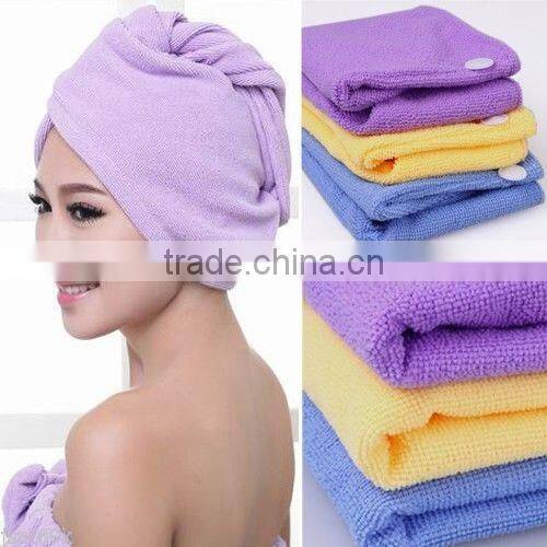 China wholesale microfiber fast drying hair towel