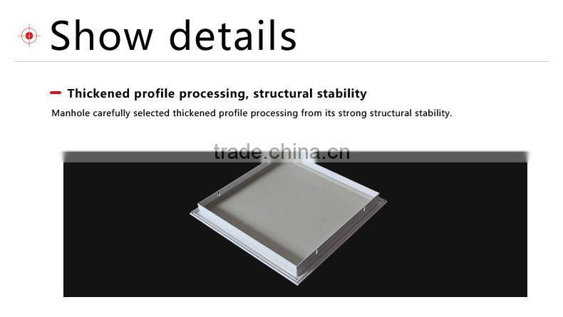 aluminium access panel hinged lock