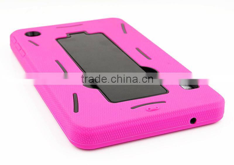 For Alcatel one touch pop 7 heavy duty and defender case with stand holder