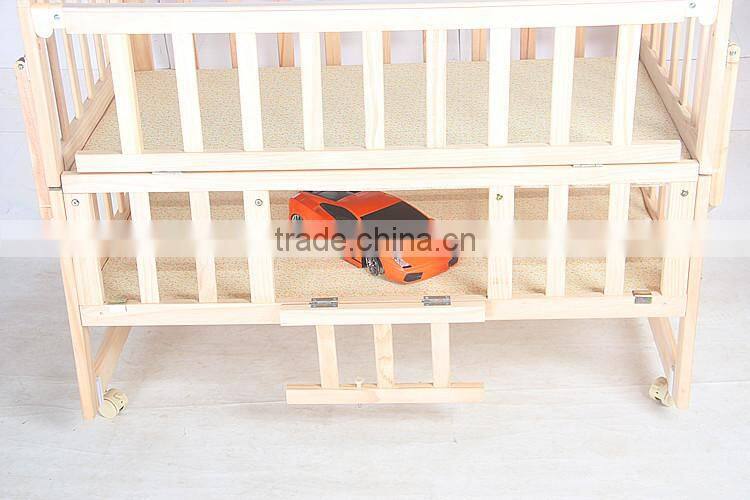 Wooden Baby Convertible Crib With Wheels Cute Baby Cribs