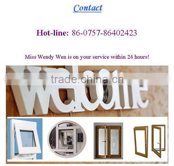 New product UPVC chain winder Crank awning window with double safety glass