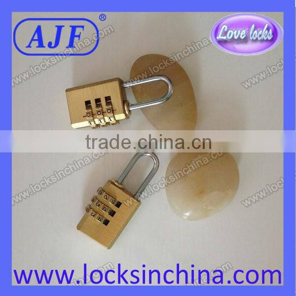 20mm Solid brass combination padlock with 3digits