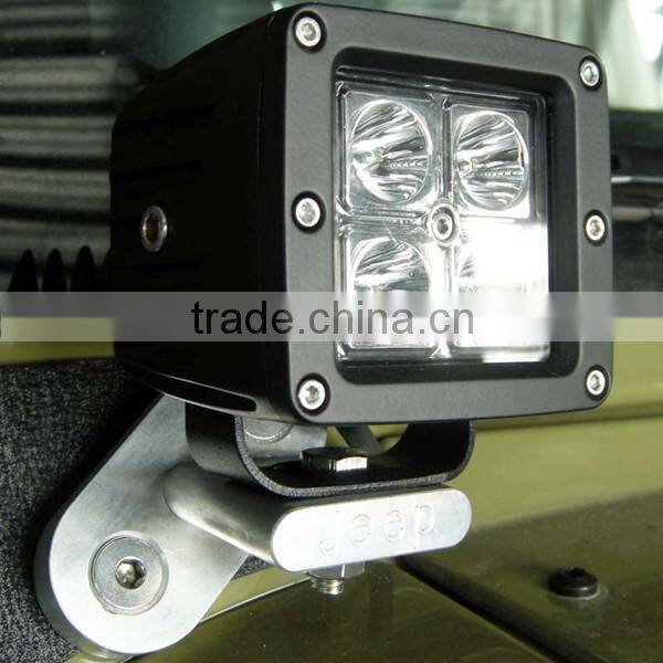 Jeep JK 2007-2014 Steel Windshield Mounting Brackets for 50" or 52" led light bar