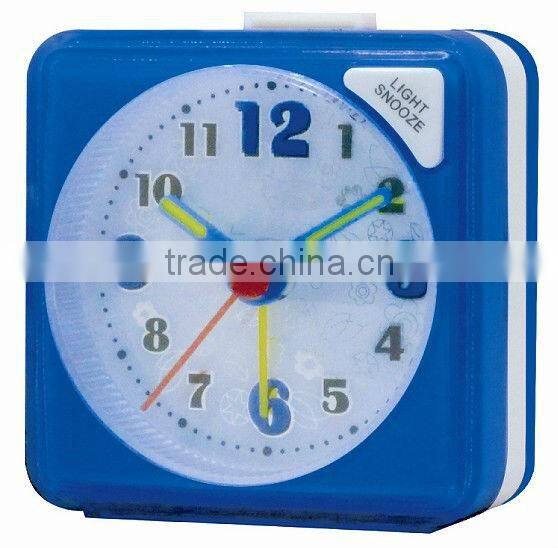 Plastic cheap table alarm clock, desk clock