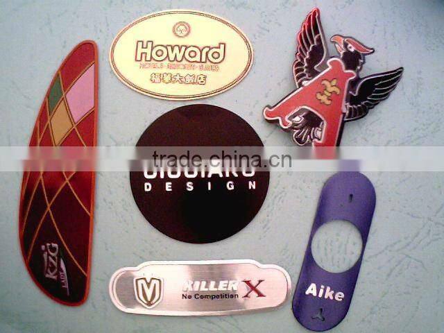 plastic PET PC nameplates