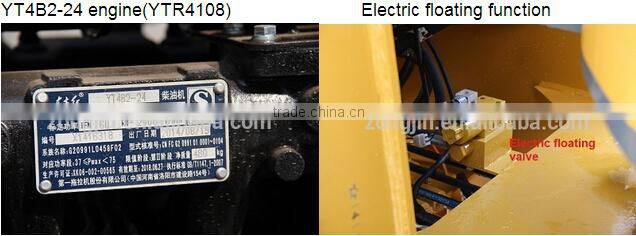 WOLF loader zl 20 wheel loader 2.0 tons capacity with standard bucket