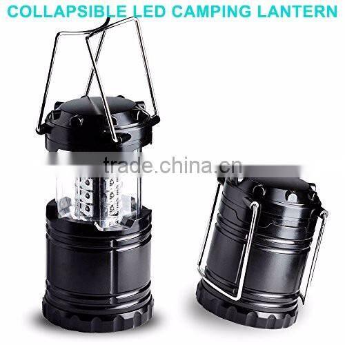 Camping Lantern - LED Solar Rechargeable Camp Light Flashlights - Emergency Lamp - Power Bank for Android Cell Phone IOS Iphone