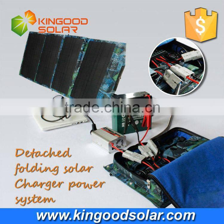 2016 New Products arriving 60watt Portable foldable solar panel charger for car